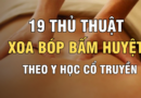 19 thủ thuật xoa bóp bấm huyệt Trung Y trong Y học cổ truyền